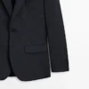 Anzug-Blazer aus kühler Wollmischung mit Karomuster Anzug-Blazer aus kühler Wollmischung mit Karomuster