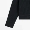 Baumwoll-Cardigan mit hohem Kragen Baumwoll-Cardigan mit hohem Kragen