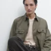 Baumwoll-Overshirt mit Taschen Baumwoll-Overshirt mit Taschen