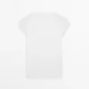 Baumwoll-T-Shirt mit kurzen Raglanärmeln Baumwoll-T-Shirt mit kurzen Raglanärmeln