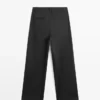 Baumwollhose mit Abnähern Baumwollhose mit Abnähern