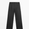 Baumwollhose mit Abnähern Baumwollhose mit Abnähern