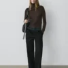 Baumwollhose mit Abnähern Baumwollhose mit Abnähern