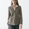 Blazer aus melierter Wollmischung Blazer aus melierter Wollmischung