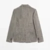 Blazer aus melierter Wollmischung Blazer aus melierter Wollmischung