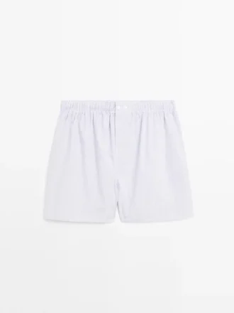 Boxershorts mit doppeltem Streifenmuster Boxershorts mit doppeltem Streifenmuster