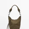Bucket Bag aus Spaltveloursleder Bucket Bag aus Spaltveloursleder