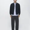 Cardigan aus 100 % Baumwolle mit Poloshirts-Kragen Cardigan aus 100 % Baumwolle mit Poloshirts-Kragen