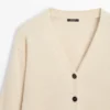 Cardigan aus Alpaka und Wolle mit V-Ausschnitt Cardigan aus Alpaka und Wolle mit V-Ausschnitt