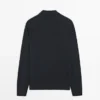 Cardigan aus Baumwollmischung mit Reißverschluss Cardigan aus Baumwollmischung mit Reißverschluss