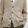 Cardigan aus Baumwollstrick mit Knöpfen Cardigan aus Baumwollstrick mit Knöpfen