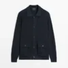Cardigan aus Baumwollstrick mit Taschen Cardigan aus Baumwollstrick mit Taschen