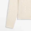Cardigan aus Wolle mit Zopfmuster Cardigan aus Wolle mit Zopfmuster
