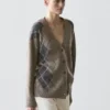 Cardigan aus Wollmischung mit Argyle-Muster Cardigan aus Wollmischung mit Argyle-Muster