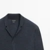 Cardigan aus Wollmischung mit Reverskragen Cardigan aus Wollmischung mit Reverskragen
