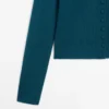 Cardigan aus Wollstrick mit verdeckten Knöpfen Cardigan aus Wollstrick mit verdeckten Knöpfen