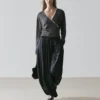 Cardigan im Wickelstil mit Spitzendetails Cardigan im Wickelstil mit Spitzendetails