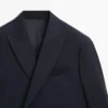 Cool Wool Zweireihiger Blazer für Anzüge Cool Wool Zweireihiger Blazer für Anzüge