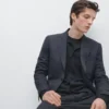 Cooler Anzug-Blazer aus Wolle Cooler Anzug-Blazer aus Wolle