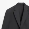 Cooler Anzug-Blazer aus Wolle Cooler Anzug-Blazer aus Wolle