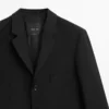 Dreiknopf-Blazer aus Wolle Dreiknopf-Blazer aus Wolle