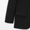 Dreiknopf-Blazer aus Wolle Dreiknopf-Blazer aus Wolle