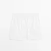 Einfarbige Boxershorts aus 100 % Baumwolle Einfarbige Boxershorts aus 100 % Baumwolle