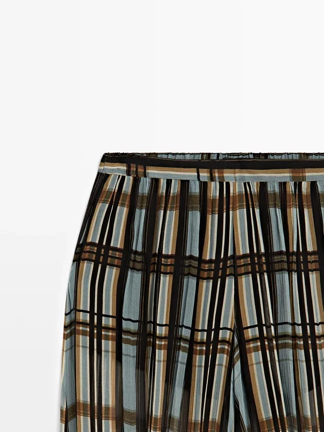 Fließende bedruckte Sarouel-Hose Fließende bedruckte Sarouel-Hose