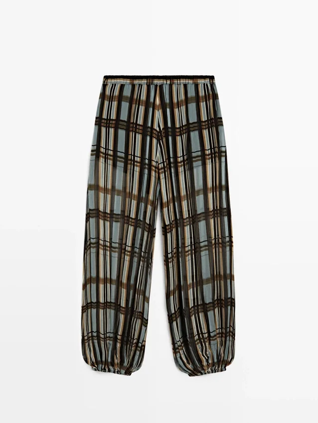 Fließende bedruckte Sarouel-Hose Fließende bedruckte Sarouel-Hose
