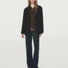 Fließende Bluse mit Rüschen Fließende Bluse mit Rüschen