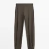 Fließende Sarouel-Hose
