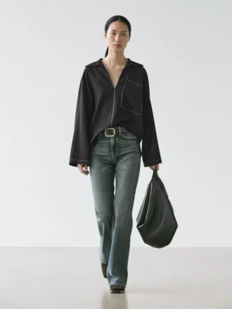 fliessendes overshirt aus wollmischung mit taschendetails 1 330x440 - Flie&szlig;endes Overshirt aus Wollmischung mit Taschendetails