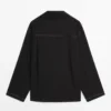 Fließendes Overshirt aus Wollmischung mit Taschendetails Fließendes Overshirt aus Wollmischung mit Taschendetails