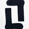 Gerippte Socken aus Baumwollmischung