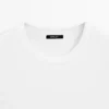 Geripptes, schweres Kurzarm-T-Shirt Geripptes, schweres Kurzarm-T-Shirt