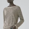 Gestreifter Langarm-Pullover Gestreifter Langarm-Pullover