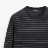 Gestreifter Langarm-Pullover Gestreifter Langarm-Pullover