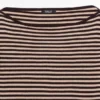 Gestreiftes Langarm-Baumwoll-T-Shirt Gestreiftes Langarm-Baumwoll-T-Shirt