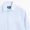 Hemd aus Baumwollmischung mit Taschendetail Hemd aus Baumwollmischung mit Taschendetail