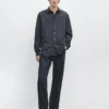 Hemd aus Leinenmischung in Regular-Fit Hemd aus Leinenmischung in Regular-Fit