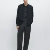 Hemd in Regular Fit aus Melange