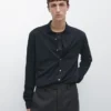 Hemd in Regular Fit aus Melange