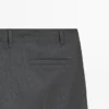 Hose aus strukturierter Cool-Wool Hose aus strukturierter Cool-Wool