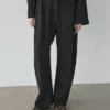 Hose aus Wollmischung mit Nahtdetails Hose aus Wollmischung mit Nahtdetails