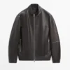 Jacke aus Nappaleder mit Used-Look Jacke aus Nappaleder mit Used-Look