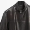 Jacke aus Nappaleder mit Used-Look Jacke aus Nappaleder mit Used-Look