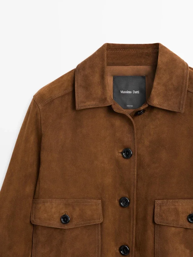 Jacke aus Wildleder Jacke aus Wildleder