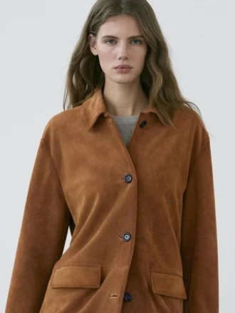 Jacke aus Wildleder