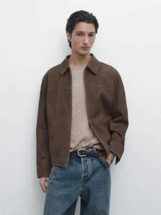 Jacke aus Wildleder