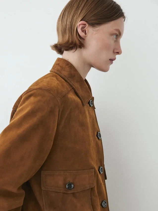 Jacke aus Wildleder Jacke aus Wildleder